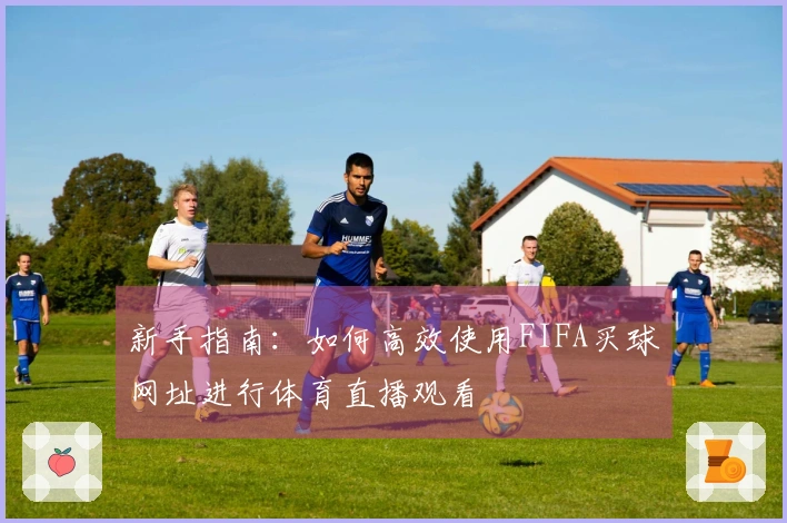 新手指南：如何高效使用FIFA买球网址进行体育直播观看